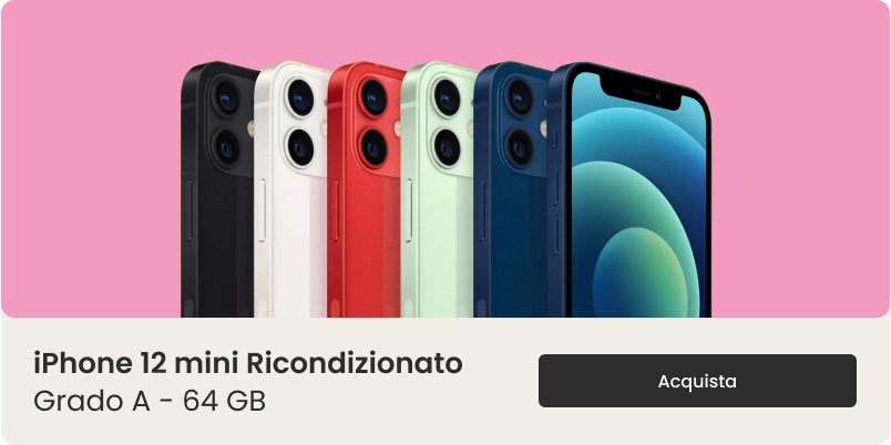 iPhone 12 mini 64 GB Grado A Ricondizionato